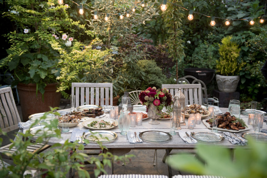 Table ready for dinner